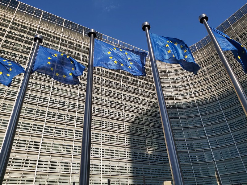 European flags at European Commission<br/>© <a href="https://flickr.com/people/34884355@N00" target="_blank" rel="nofollow">34884355@N00</a> (<a href="https://flickr.com/photo.gne?id=51157205742" target="_blank" rel="nofollow">Flickr</a>)