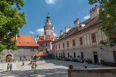 Český Krumlov Krumauer Schlossturm
