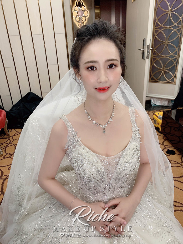 【新秘RICHE】bride曼寧 結婚造型 / 華麗公主,名媛紅毯