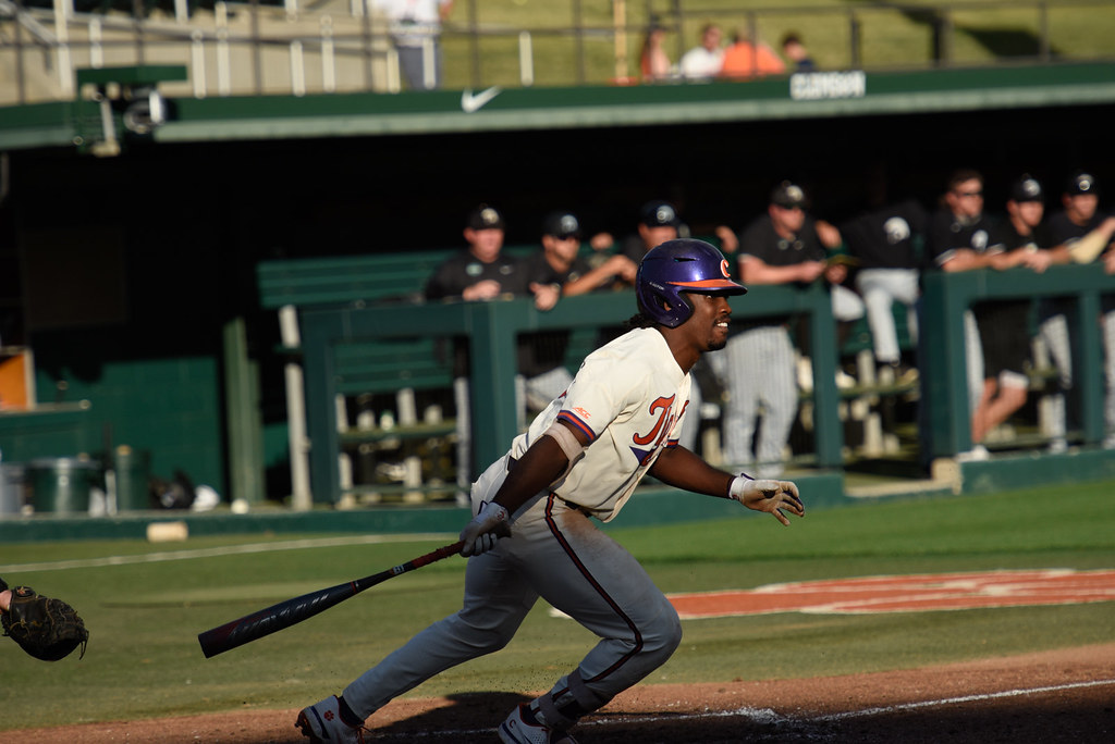 Clemson Baseball Photo of Kier Meredith and uscupstate