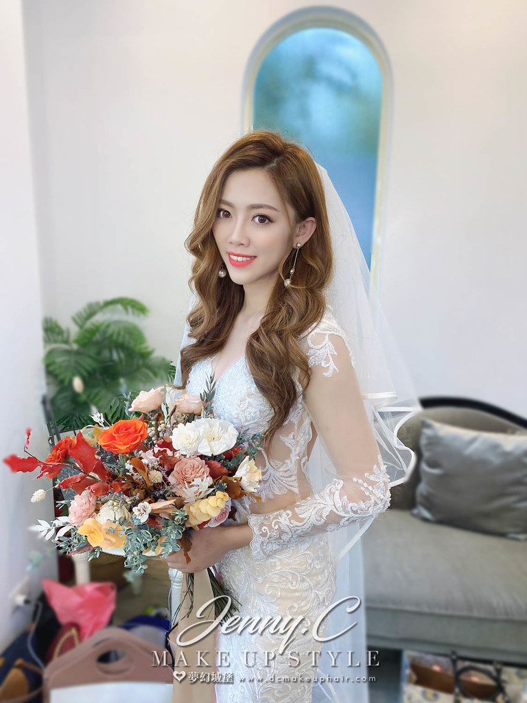 【新秘蓁妮】bride 知穎 訂結婚造型 / 韓系甜美,華麗公主
