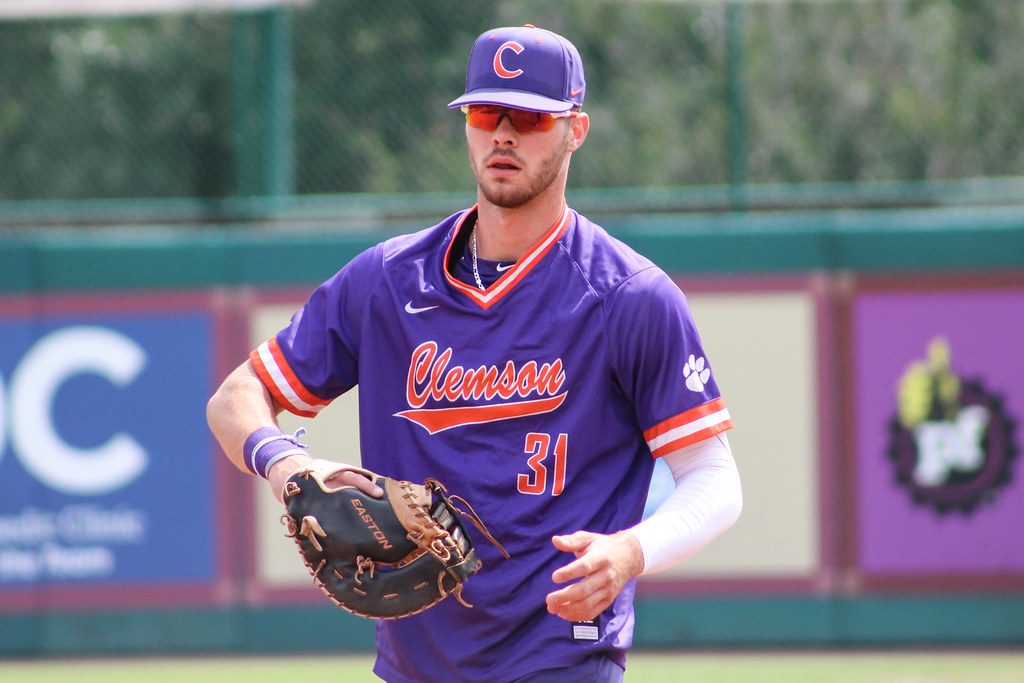Clemson Baseball Photo of Caden Grice and Florida State