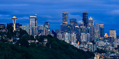 Seattle Skyline at Blue Hour