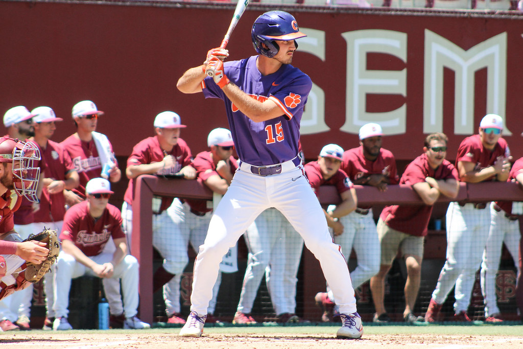 Clemson Baseball Photo of James Parker and Florida State