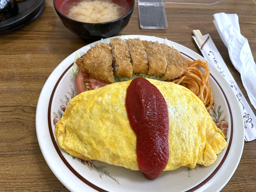 Omelets rice meals set from iShintei @ Asakusabashi