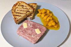 Ham Hock and Lancashire Cheese Terrine with Homemade Piccalilli & Sourdough