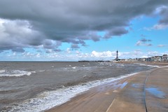 Stormy clouds over Blackpool