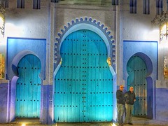 Blue City, Chefchaouene, Morocco， 摩洛哥