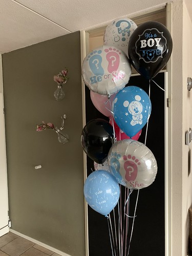 Ballonboeket Gender Reveal Party Baby