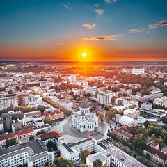 Sunset | Kaunas aerial #156/365