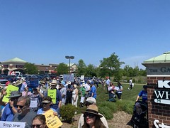 Attendees at the rally