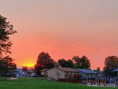 June 8, 2021 - A beautiful subdued sunset in Thornton. (LE Worley)