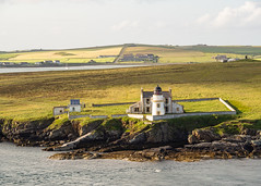 Helliar Holm Lighthouse on Shapinsay, Orkney
