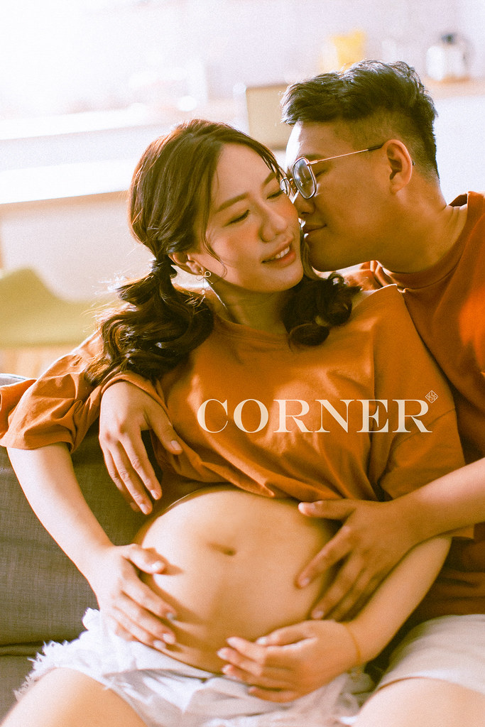 台南孕婦寫真｜居家日常感的孕婦寫真，簡單就是幸福｜愛情街角Love Corner