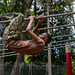 Naval ROTC midshipmen complete an obstacle course during Sea Trials 2021 in Jacksonville, Florida.