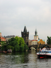 The Charles Bridge and the river