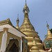 Golden stupas in Thandwe