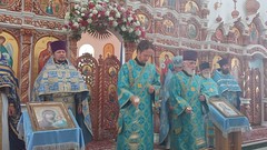 Архиерейское богослужение в престольный день в монастыре