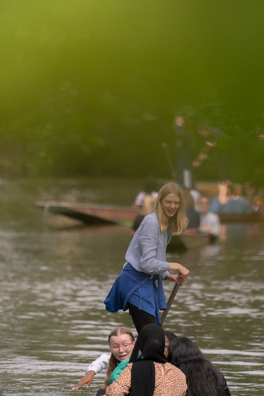 Punting fun for sixth formers