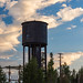 Railroad Water Tower Evening