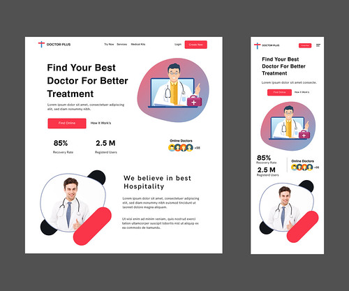 Medical-Doctor-Web-and-Mobile-User-Interface-Design