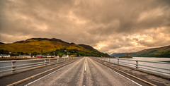 The bridge to Dornie, Scotland.