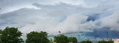 July 1, 2021 - Cool shelf cloud moving through. (Jennifer McNeil)