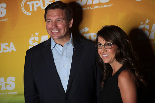 Ron DeSantis & Lauren Boebert. What a pair, for going after the Gays., From FlickrPhotos