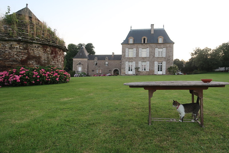 Camping at a French chateau