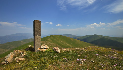 At the Top of Great Maymekh Mountain, Armenia