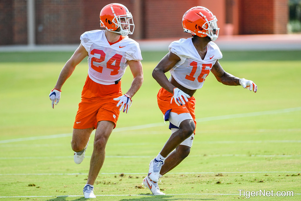 Clemson Football Photo of Jalyn Phillips and Nolan Turner