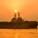 USS Iwo Jima (LHD 7) transits the Strait of Hormuz.
