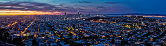 San Francisco wide panorama