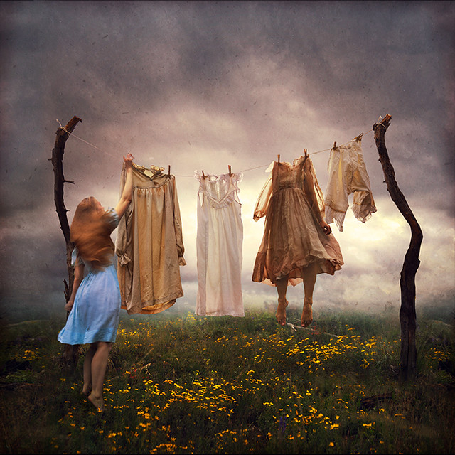 hung out to dry
