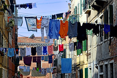 Laundry day at the gondoliers