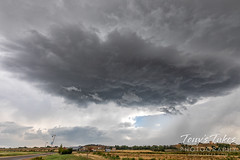 August 19, 2021 - A tornado-warned storm cell moves over Adams County. (Tony's Takes)