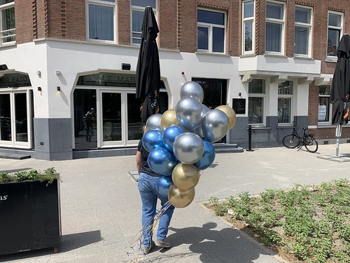 Helium Balloons Chrome Le Marin Boutique Hotel Delfshaven Rotterdam