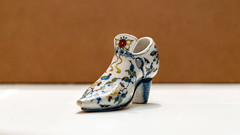 Delftware miniature shoe