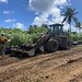 NMCB-5 works on a roads improvement project in Tinian.
