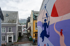 WoW - Walls of Women Tromsø har dedikert en vegg til Cora Sandel/Sara Fabricius.