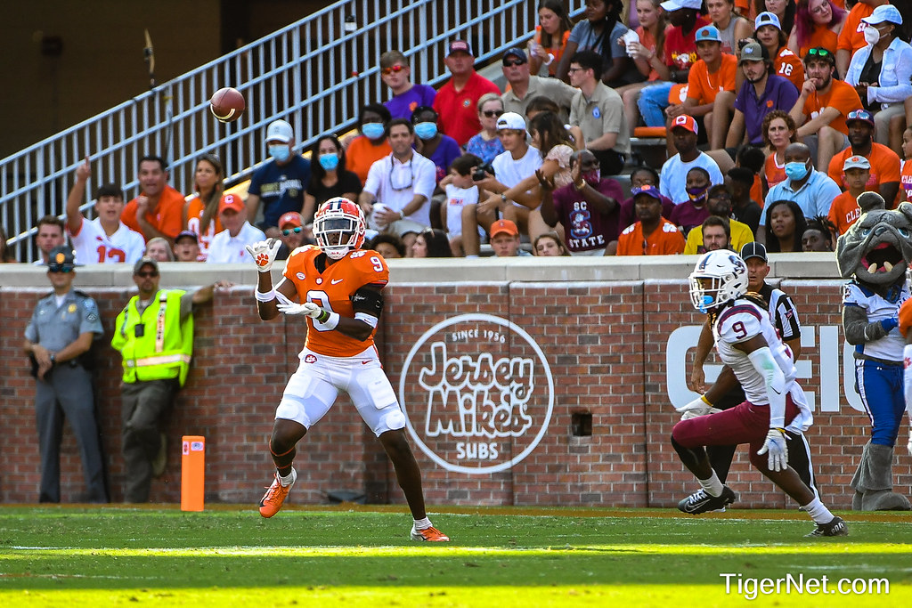 Clemson Football Photo of RJ Mickens and SC State