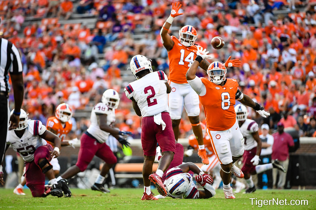 Clemson Football Photo of Kevin Swint and trewilliams and SC State