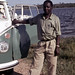 UG Murchison Falls Natl Park tour guide with VW bus - 1965 (W65-A85-34)