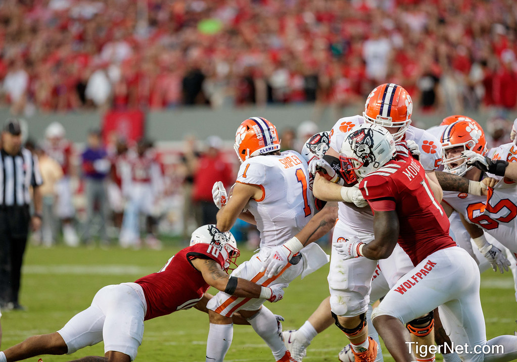 Clemson Football Photo of Will Shipley and NC State