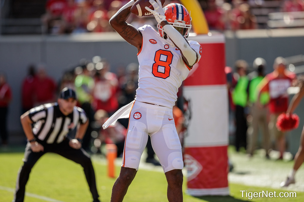 Clemson Football Photo of Justyn Ross and NC State