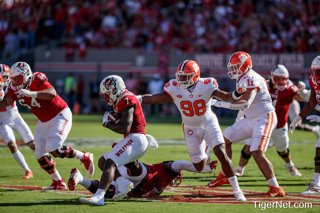 Clemson Football Photo of Myles Murphy and NC State