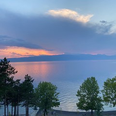 Sunset in Lake