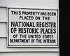 Hand-painted NRHP plaque, Afton, Minnesota