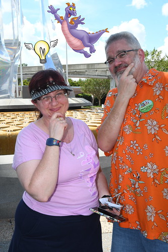 Tracey and Scott at Epcot • <a style="font-size:0.8em;" href="http://www.flickr.com/photos/28558260@N04/51562310097/" target="_blank">View on Flickr</a>