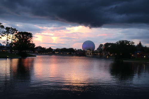 Spaceship Earth from World Showcase • <a style="font-size:0.8em;" href="http://www.flickr.com/photos/28558260@N04/51563075871/" target="_blank">View on Flickr</a>